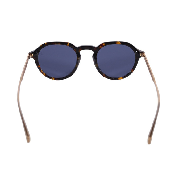 David Beckham Lightweight Round Mens Sunglasses- 21K Havana Gold / Blue - NWT - Picture 7 of 8